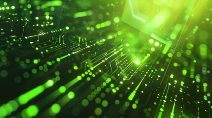 Obraz premium Abstract technology lime background