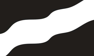 Abstract Black and White Wave Pattern Background