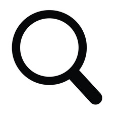 Search Icon vector illustration, magnifying glass symbol, search icon clip art , zoom in and zoom out symbol, Magnifying glass sign vector