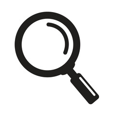 Magnifying glass icon, search icon Vector Illustration, Magnifying glass set, Zoom symbol, zoom lens sign, scan search symbol isolated, search symbol for web icons flat vector