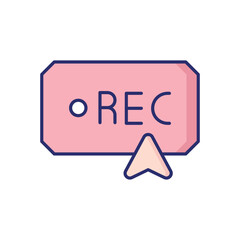 Recording Vector icon