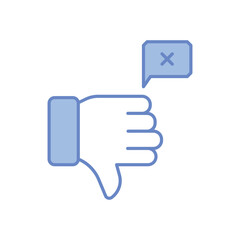 Fototapeta premium Dislike Vector icon