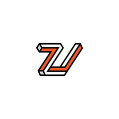 Versatile ZU ZU Monogram Logo for All Industries