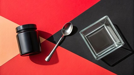 Bold Modern Geometric Poster Design with Abstract Shapes and Stylish Layout for Marketing and Branding Promotions