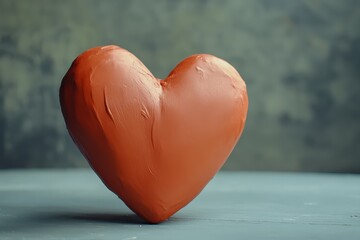 Crafting a clay heart shape in stop motion animation for art and creativity lovers, Clay heart shape stop motion