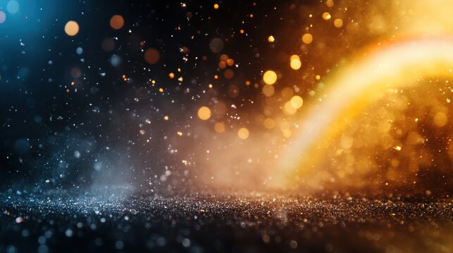 An enchanting display of colorful bokeh and sparkling particles, evoking a sense of wonder and creativity, perfect for artistic and imaginative projects or concepts.