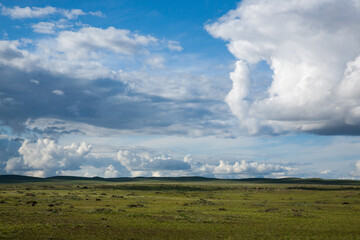 Mongolian steppe, Gobi desert landscape, Mongolia