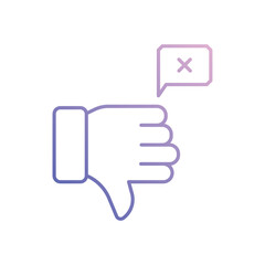 Dislike  Vector icon
