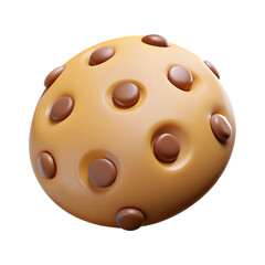 Fototapeta premium Giant Chocolate Chip Cookie Enticing Sweet Treat Delicious Round Baked Goodness Irresistible Chocolatey Texture Tempting Dessert Delightful