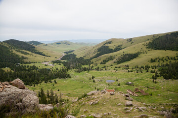 Obraz premium Manjusri monastery area view, Mongolia