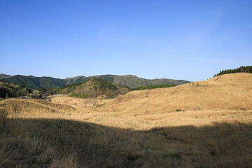 兵庫県神河町　砥峰高原の風景