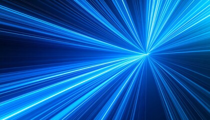 Blue Light Speed Lines Abstract. (1)