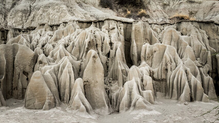 Désert blanc  de la Tatacoa en Colombie