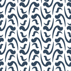 Seamless pattern with a simple abstract drawing. Vector illustration.