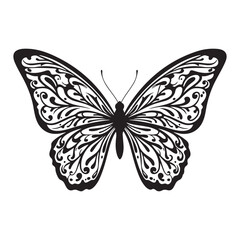 butterfly silhouette vector