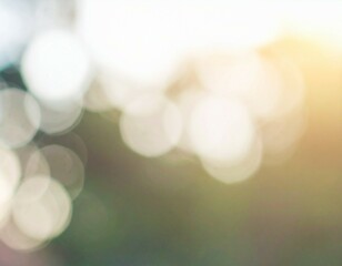 Obraz premium Soft focus lights with green and yellow hues creating a dreamy and ethereal atmosphere in the image