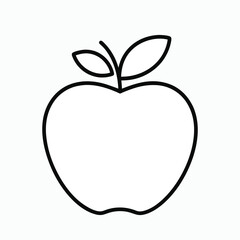 apple-out-line-victor-icon-on-a-white-background.eps