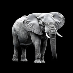 Fototapeta premium elephant isolated on white