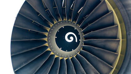 Jet engine for passenger aircraft.