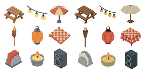 Outdoor picnic elements for summer gatherings and decor inspiration