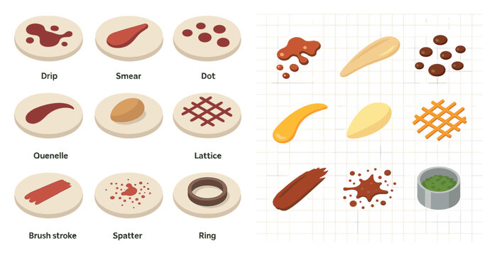 Creative food plating techniques and garnish styles for culinary presentation