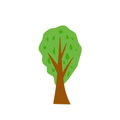 Stylized arboreal illustration against a stark backdrop evokes simple nature