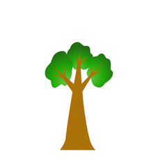 Stylized solitary tree against a stark background invoking natural tranquility