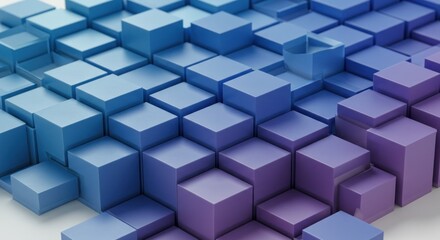 Fototapeta premium Abstract cube pattern background texture