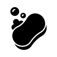 Soap with bubbles icon  vector illustration on white background.