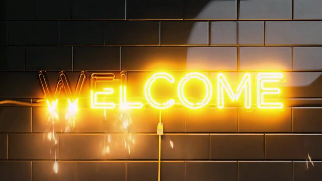 electrical defect sparks fire welcome text video