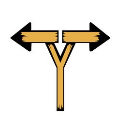 Minimalist design featuring deconstructed letter 'Y' element against stark black background