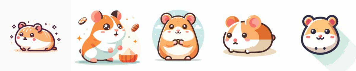 Vector of a hamster