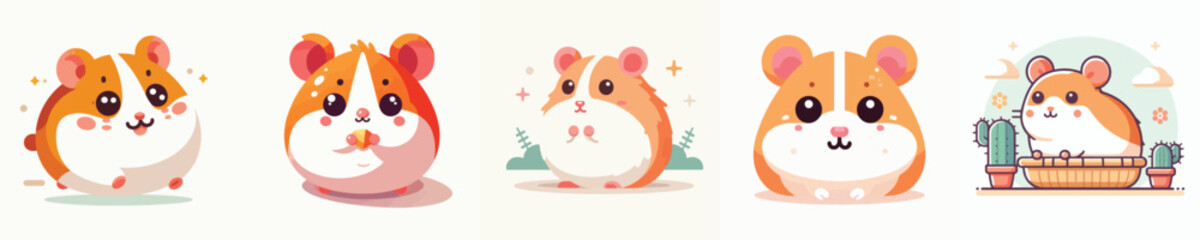 Vector of a hamster