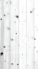 Vertical image of a light-grey wood plank wall, showing vertical grain, knots, and subtle texture variations. The planks are uniformly spaced, creating a clean, minimalist aesthetic