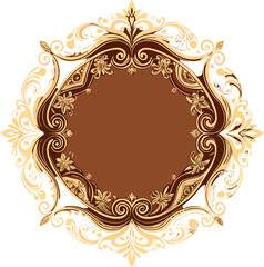 frame, ornamental, ornate, elegant, floral, swirls, vintage, decoration, decorative, design, vector, illustration, flourish, border, invitation, wedding, template, gold, brown, beige, empty, blank, ci