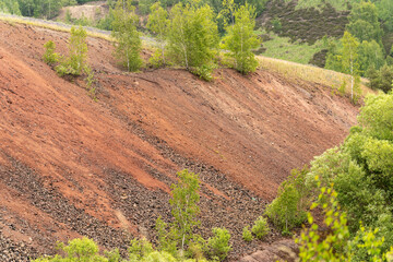 Aufschüttung Halde Berg Landschaft Schandfleck