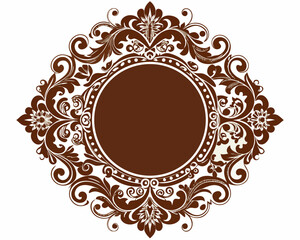 frame, ornate, floral, brown, decorative, vintage, design, elegant, baroque, swirl, flourish, pattern, border, retro, victorian, invitation, announcement, wedding, greeting, classical, luxury, vector,