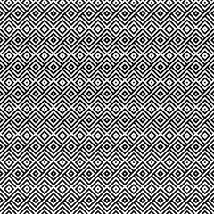 seamless geometric pattern with geometric elements, interlocking squares or diamonds, arranged in a way that creates a sense of depth and a maze-like or woven texture, symmetrical, with lines diagonal