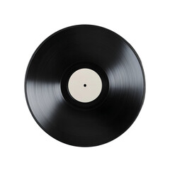 Obraz premium A close-up shot of a vintage vinyl record, capturing the timeless allure of music.