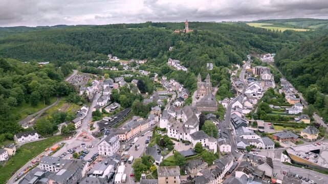 Clervaux Luxembourg from above