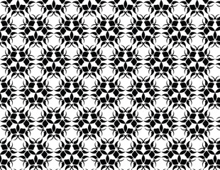 Tessellated Floral Geometric Pattern