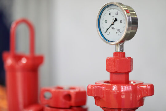 pressure gauge in fire extinguishing system