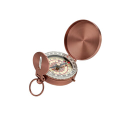 compass on white background