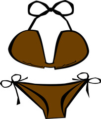 Zestaw plażowy – lato, ochrona SPF, kokos, muszla i tropikalny kwiat © Laura