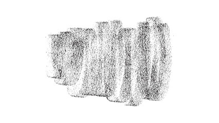 Crayon Texture Scribble, Soft Pastel Hand Drawn Shading on White Background.