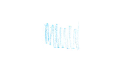 Light Blue Crayon Texture Scribble, Soft Pastel Hand Drawn Shading on White Background.