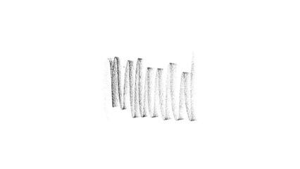 Black Crayon Texture Scribble, Soft Pastel Hand Drawn Shading on White Background. Hand-drawn pencil scribbles rough frames. pencil strokes isolated on a transparent background.