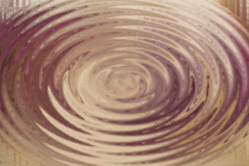 Abstract swirling beige and purple texture