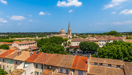 The Collegiate Church of Saint-Martin in Saint-Rémy-de-Provence, in France