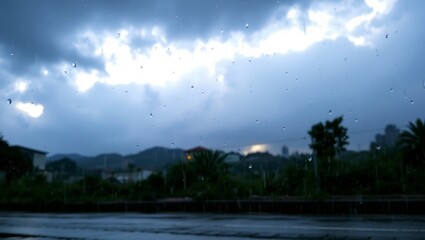 sunset in the mountains